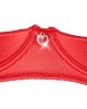 Shelf Bra Set red 80B/M