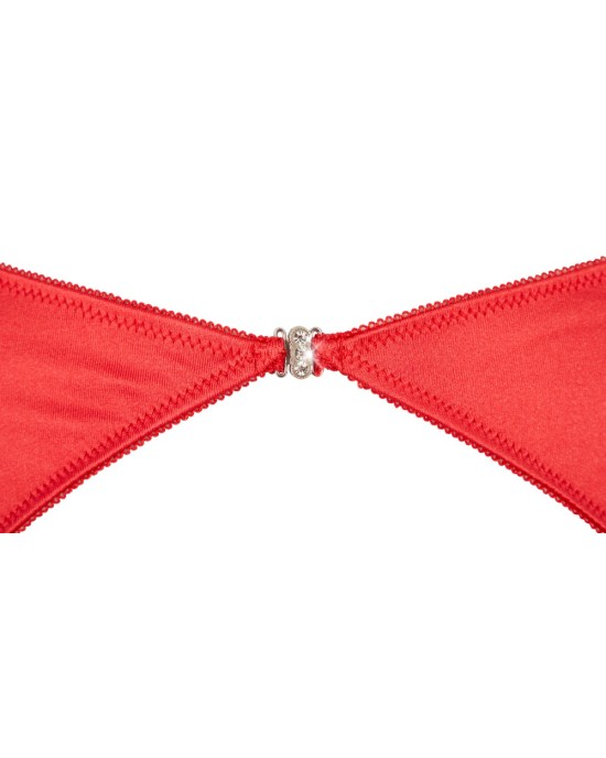 Shelf Bra Set red 80B/M